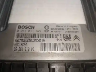 Pièce détachée automobile d'occasion Calculateur Moteur Ecu pour PEUGEOT 307 BREAK (3E) 1.6 HDI 110 Références OEM IAM 9656161880  