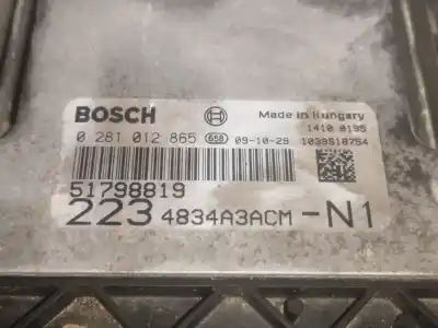 Автозапчасти б/у блок управления двигателем за FIAT I DOBLÒ (119) 223B1000 ссылки OEM IAM 51798819  