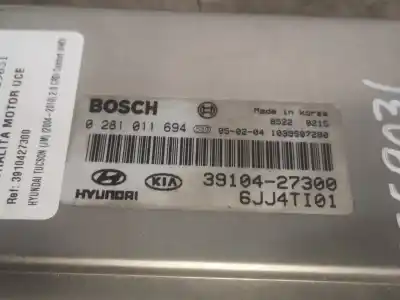 Pezzo di ricambio per auto di seconda mano CENTRALINA MOTORE per HYUNDAI TUCSON (JM)  Riferimenti OEM IAM 3910427300  