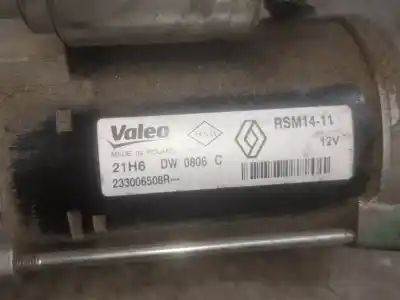 Pezzo di ricambio per auto di seconda mano MOTORINO DI AVVIAMENTO per RENAULT KANGOO II (F/KW0) K9K628 Riferimenti OEM IAM 233006508R  