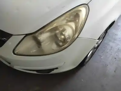 Second-hand car spare part left headlight for opel corsa d z12xep oem iam references 93189357