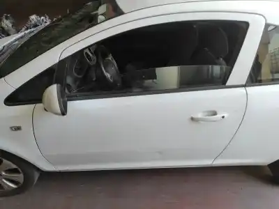 Second-hand car spare part left front door for opel corsa d z12xep oem iam references 