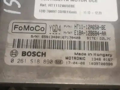 Pezzo di ricambio per auto di seconda mano Centralina Motore per FORD TRANSIT COURIER (C4A) SFCD Riferimenti OEM IAM HT1112A650BE  