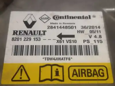 Pezzo di ricambio per auto di seconda mano  per RENAULT KANGOO II (F/KW0)  Riferimenti OEM IAM 8201229153   Pezzo di ricambio per auto di seconda mano  per RENAULT KANGOO II (F/KW0)  Riferimenti OEM IAM 8201229153