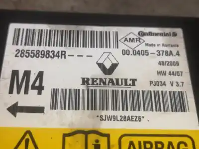 Автозапчастина б/у блок управління подушками безпеки для RENAULT SCÉNIC III (JZ0/1_) 1.5 DCI Посилання на OEM IAM 285589834R  