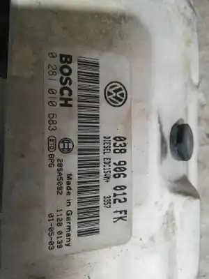 Автозапчастина б/у ебу контролер двигуна для seat toledo ii (1m2) 1.9 tdi посилання на oem iam 038906012fk  