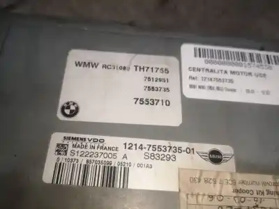 Pezzo di ricambio per auto di seconda mano centralina motore per mini mini (r50,r53) g-w10b16a riferimenti oem iam 7553735  