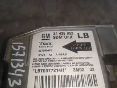 Автозапчастина б/у блок управління подушками безпеки для opel corsa c z14xep посилання на oem iam 24439953  