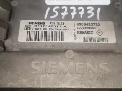 Pezzo di ricambio per auto di seconda mano centralina motore per dacia logan (ls_) 1.4 mpi lpg (ls0c) riferimenti oem iam 8200483732  
