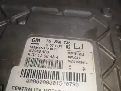 Автозапчастина б/у ебу контролер двигуна для opel astra h gtc z16xer посилання на oem iam 55568735   Автозапчастина б/у ебу контролер двигуна для opel astra h gtc z16xer посилання на oem iam 55568735