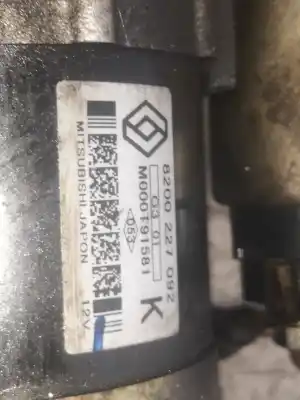 Peça sobressalente para automóvel em segunda mão Motor De Arranque por RENAULT KANGOO I (F/KC0) K9K700 Referências OEM IAM 8200227092  