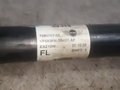 Автозапчастина б/у передня ліва трансмісія для mini mini (r56) n14b16ab посилання на oem iam 7589767