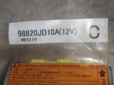 Автозапчасти б/у блок управления подушками безопасности за nissan qashqai / qashqai +2 i (j10, nj10, jj10e) 1.5 dci ссылки oem iam 98820jd10a Автозапчасти б/у блок управления подушками безопасности за nissan qashqai / qashqai +2 i (j10, nj10, jj10e) 1.5 dci ссылки oem iam 98820jd10a