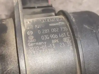 Автозапчастина б/у витратомір повітря для seat exeo st (3r5) 2.0 tdi посилання на oem iam 03g906461c  