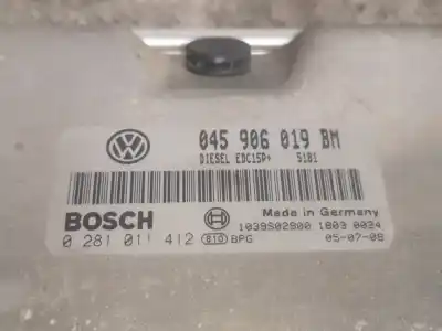 İkinci el araba yedek parçası ecu motor kontrol cihazi için skoda fabia (6y2/6y3) 1.4 tdi cat (amf) oem iam referansları 045906019bm