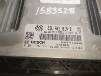 Автозапчастина б/у ебу контролер двигуна для seat exeo st (3r5) 2.0 tdi посилання на oem iam 03l906019b