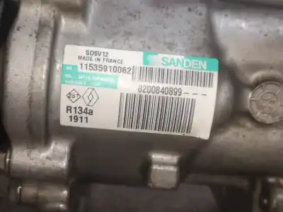 Peça sobressalente para automóvel em segunda mão COMPRESSOR DE AR CONDICIONADO A/A A/C por DACIA SANDERO  Referências OEM IAM 8200840899  