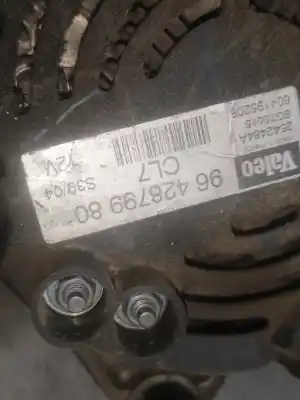 Автозапчастина б/у генератор для PEUGEOT 206 FASTBACK (2A/C) 1.4 16V Посилання на OEM IAM 9642879980  