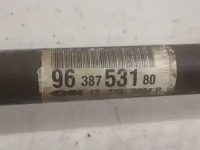 Автозапчасти б/у передняя правая трансмиссия за peugeot 206 fastback (2a/c) 1.4 16v ссылки oem iam 9638753180