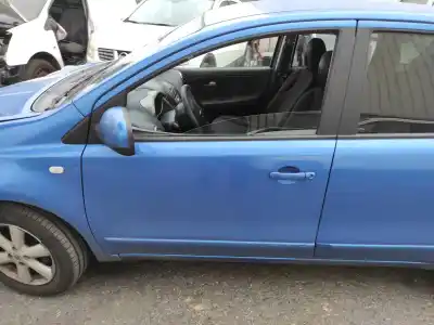 Second-hand car spare part left front door for nissan note (e11e) cr14 oem iam references 