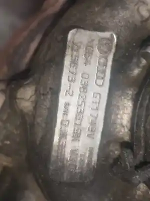 Second-hand car spare part TURBOCHARGER for VOLKSWAGEN GOLF IV BERLINA (1J1)  OEM IAM references 038253019N  