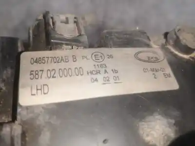 Pezzo di ricambio per auto di seconda mano faro anteriore destro per chrysler voyager (rg) d/vm98b riferimenti oem iam 4857702ab  