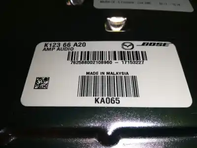 Second-hand car spare part sound amplifier for mazda cx-5 (kf) pe oem iam references k12366a20