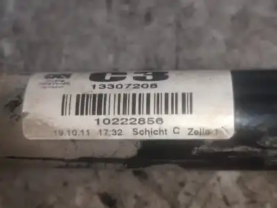 Peça sobressalente para automóvel em segunda mão transmissão dianteira esquerda por opel astra j gtc a16let referências oem iam 13307208