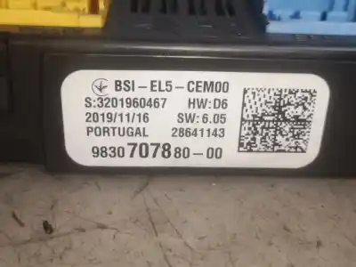 Second-hand car spare part bsi control unit for citroen c4 picasso/spacetourer yh01 oem iam references 9830707880  