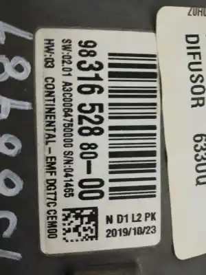 Автозапчастина б/у багатофункційний дисплей для citroen c4 picasso/spacetourer yh01 посилання на oem iam 9831652880  