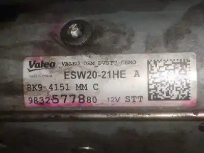 Gebrauchtes Autoersatzteil Motor Startet zum CITROEN C4 PICASSO/SPACETOURER YH01 OEM-IAM-Referenzen 9832577880  