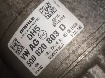 Second-hand car spare part air conditioning compressor for skoda octavia iii combi (5e5, 5e6) 2.0 tdi oem iam references 5q0820803d  