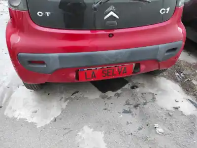 Peça sobressalente para automóvel em segunda mão para choques traseiro por citroen c1 (pm_, pn_) 1.0 referências oem iam 
