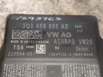 Автозапчастина б/у блок управління подушками безпеки для skoda octavia iii combi (5e5, 5e6) 2.0 tdi посилання на oem iam 3q0959655as  