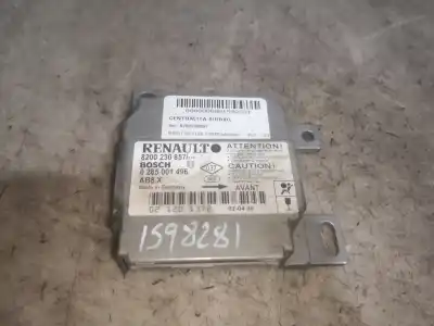 Second-hand car spare part airbag control unit for renault clio ii fase i (b/cb0) d7f720 oem iam references 8200230857  