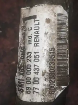 Second-hand car spare part Steering Rack for RENAULT CLIO II FASE I (B/CB0) D7F720 OEM IAM references 7700437051  