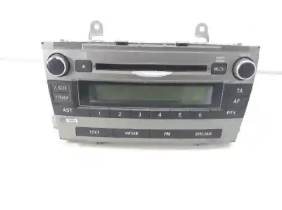 Second-hand car spare part audio system / radio cd for toyota avensis (t27) 2.0 d-4d cat oem iam references 8612005190  