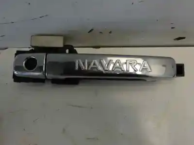 Second-hand car spare part exterior right front door handle for nissan navara pick-up (d40m) doble cab se 4x4 oem iam references 