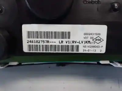 Peça sobressalente para automóvel em segunda mão quadrante por dacia sandero ambiance referências oem iam 248102757r  