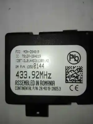 Second-hand car spare part electronic module for opel adam 1.4 16v cat (a 14 xel / ldd / l2z) 87 cv / 64 kw oem iam references 13500144  