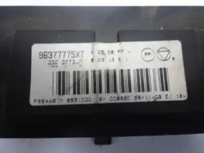 Peça sobressalente para automóvel em segunda mão comando de sofagem (chauffage / ar condicionado) por citroen c2 cool referências oem iam 96377775xt  
