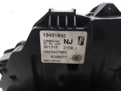 Second-hand car spare part rear left door lock for opel corsa e selective oem iam references 13431842  