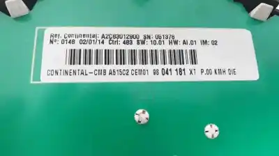 Peça sobressalente para automóvel em segunda mão quadrante por citroen c3 attraction referências oem iam 98041181xt  a2c83012900