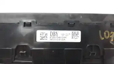 Peça sobressalente para automóvel em segunda mão comando de sofagem (chauffage / ar condicionado) por kia optima (jf) 1.7 crdi referências oem iam 97250d4810wk  