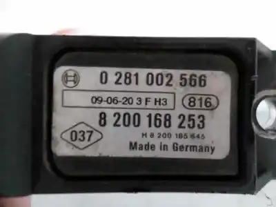 Second-hand car spare part pressure sensor for renault grand modus dynamique oem iam references 8200168256  0281002566