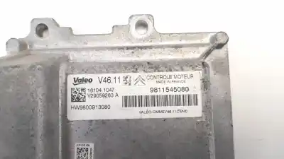 Peça sobressalente para automóvel em segunda mão centralina de motor uce por citroen c4 cactus 1.2 vti 82 referências oem iam 9811545080 161041047 9800913080