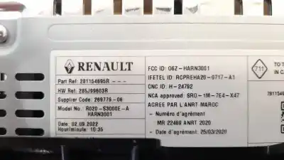 Автозапчастина б/у аудіо система / радіо cd для dacia sandero 0.9 tce cat посилання на oem iam 281154695r  