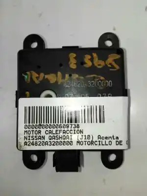 Second-hand car spare part HEATER BLOWER MOTOR for NISSAN QASHQAI (J10)  OEM IAM references A24820A3200000  