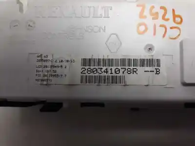 Second-hand car spare part multifunction display for renault clio iii collection oem iam references 280348139r  