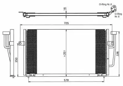 İkinci el araba yedek parçası klima kondenser / radyatör için volvo s40 berlina 2.0 16v cat oem iam referansları cab311b080  35234